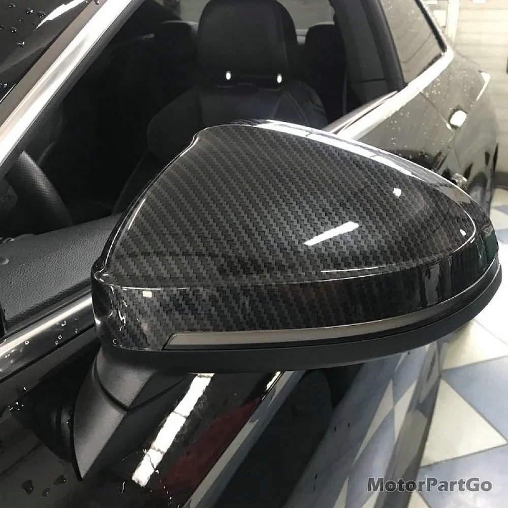 Real Carbon Fiber Mirror Cover Exchange original 1 pair for Audi A4 A5 S4 S5 RS5 2017-2019